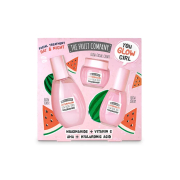 The Fruit Company - Glow Up  Watermelon Niacinamide Facial Treatment Set - Toner + Cream + Serum