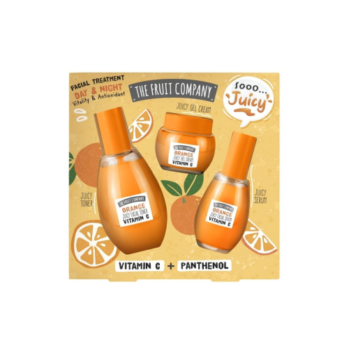 The Fruit Company - Facial Treatment Set So Juicy - Vitamin C + Panthenol