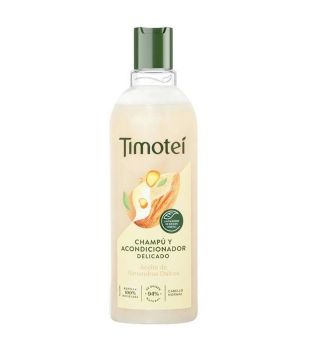 Timotei - Sweet almond oil shampoo and conditioner - All hair types