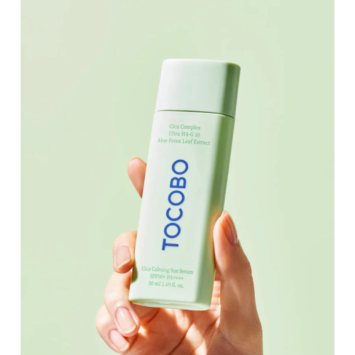Tocobo - *Cica Calming* - Facial sunscreen serum format SPF50 PA++++ - Sensitive skin