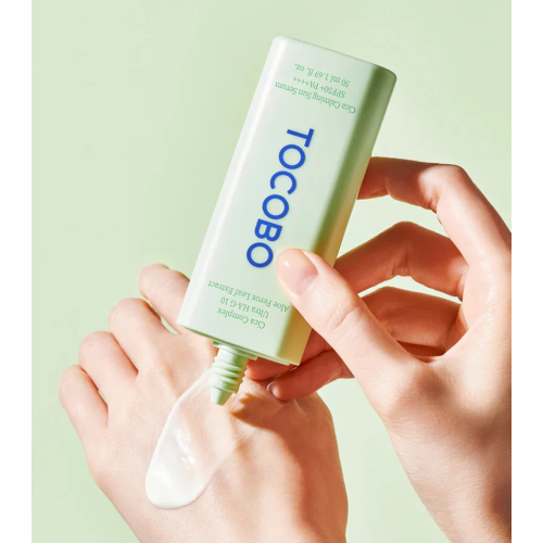 Tocobo - *Cica Calming* - Facial sunscreen serum format SPF50 PA++++ - Sensitive skin