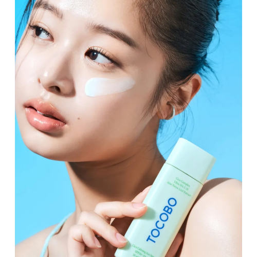 Tocobo - *Cica Calming* - Facial sunscreen serum format SPF50 PA++++ - Sensitive skin