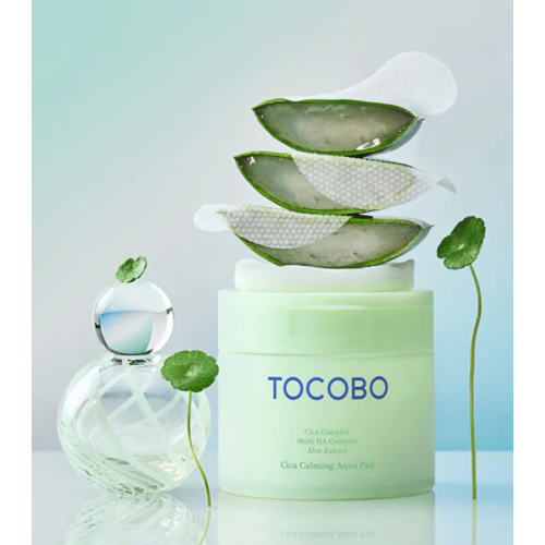 Tocobo - *Cica Calming* - Calming Facial Toner Pads Aqua - 60pads