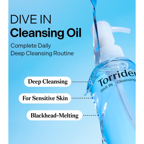 Torriden - *Dive In* - Cleansing oil with low molecular weight hyaluronic acid
