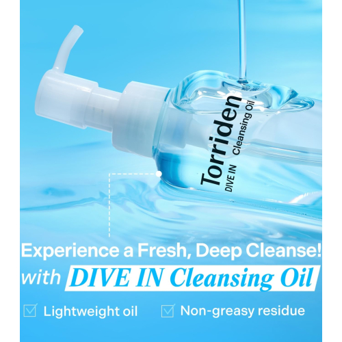 Torriden - *Dive In* - Cleansing oil with low molecular weight hyaluronic acid