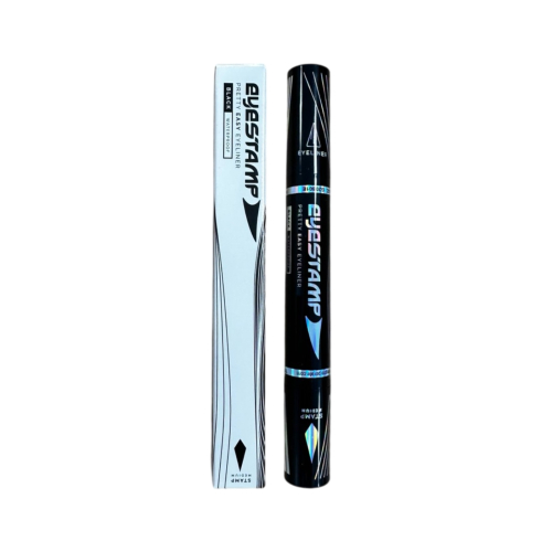 Trending Pro - Eyeliner + Stamp Pretty Easy Black Waterproof - Medium