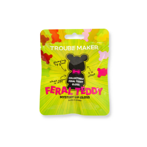 Trouble Maker - Surprise Lip Gloss Feral Teddy Mistery Plumping