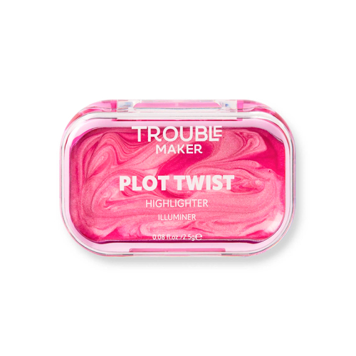 Trouble Maker - Plot Twist Cream Highlighter - Spiralling Pink