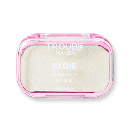 Trouble Maker - Powder Highlighter Gloie - Holo Bebe White