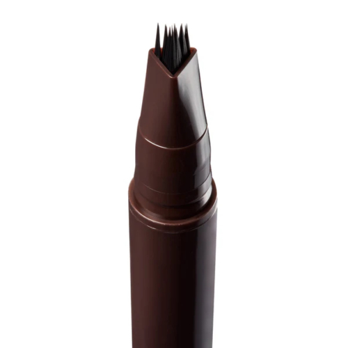 Trouble Maker - Eyebrow Pencil Fluffer Brow Brush Natural - Dark Brown