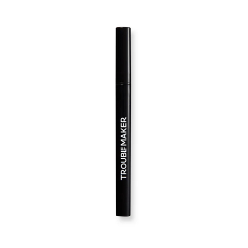 Trouble Maker - Eyebrow Pencil Fluffer Brow Brush Natural - Soft Black