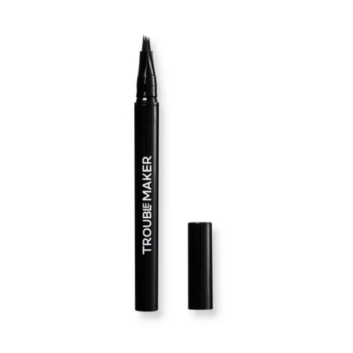 Trouble Maker - Eyebrow Blending Pencil Fluffer Brow Brush Natural - Soft Black