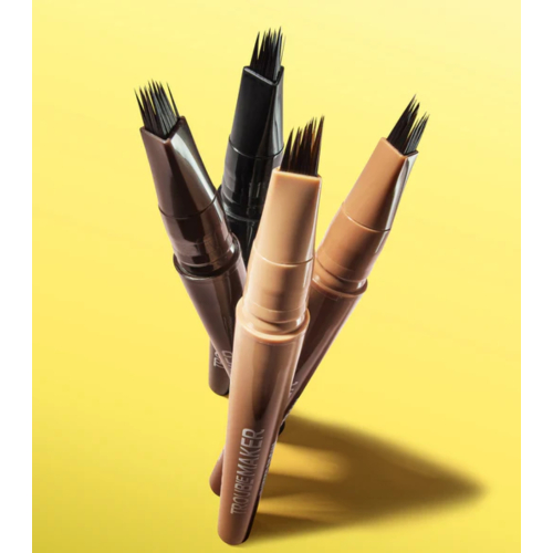 Trouble Maker - Eyebrow Blending Pencil Fluffer Brow Brush Natural - Soft Black
