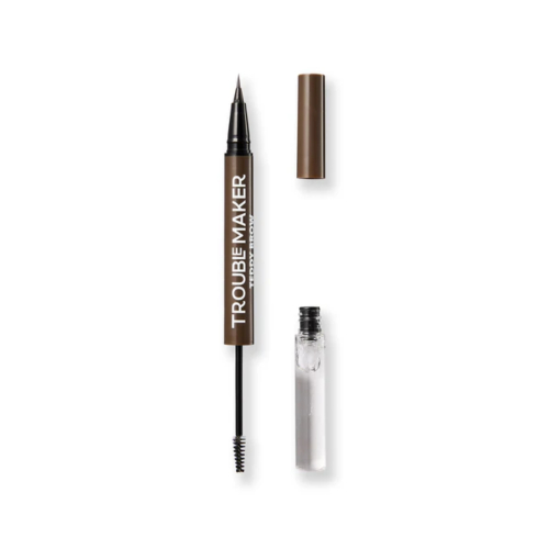 Trouble Maker  - 2-in-1 Eyebrow Fixing Pencil Teddy Brow - Dark Brown