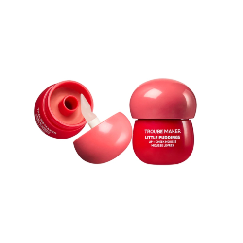 Trouble Maker - Mousse for lips and cheeks Little Pudding - Kimmi Coral Pink
