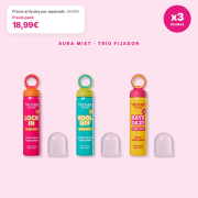 Trouble Maker - Pack 3 Makeup Setting Mists Lock In, Kool Off, and SPF50 Raye Daze