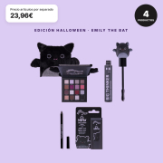 Trouble Maker - Halloween Pack Emily the Bat Eyeshadow Palette, Mascara, Black Kohl Pencil, and Limited Edition Lip Balm