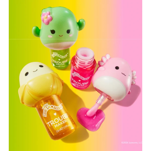 Trouble Maker - *Squishmallows* - Lip oil Melt Down - Junie the Banana