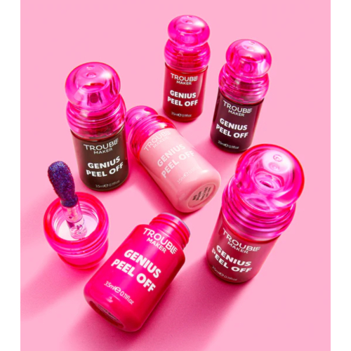 Trouble Maker - Lip tint Genius peel-off - Gee Whiz Deep Plum