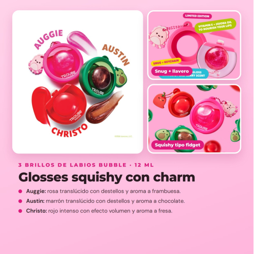 Trouble Maker x Squishmallows - Complete Collection Limited Edition - 14 Products: 3 Eyeshadow Palettes + Mascara + 3 Lip Oils + 3 Lip Glosses + 4 Facial Mists