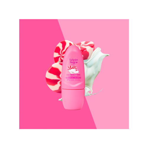Tulipán Negro - Roll-on antiperspirant deodorant - Strawberry and Cream