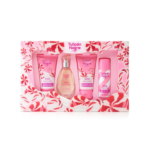 Tulipán Negro - *Gourmand Intensity* - Gift Set - Kiss Strawberry and Cream