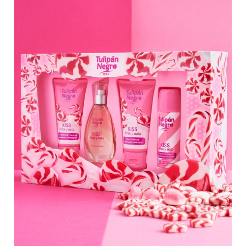 Tulipán Negro - *Gourmand Intensity* - Gift Set - Kiss Strawberry and Cream