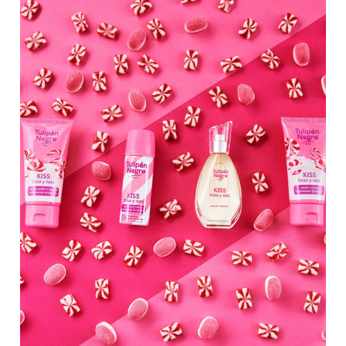 Tulipán Negro - *Gourmand Intensity* - Gift Set - Kiss Strawberry and Cream