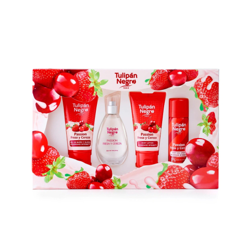 Tulipán Negro - *Gourmand Intensity* - Gift Set - Passion Strawberry and Cherry
