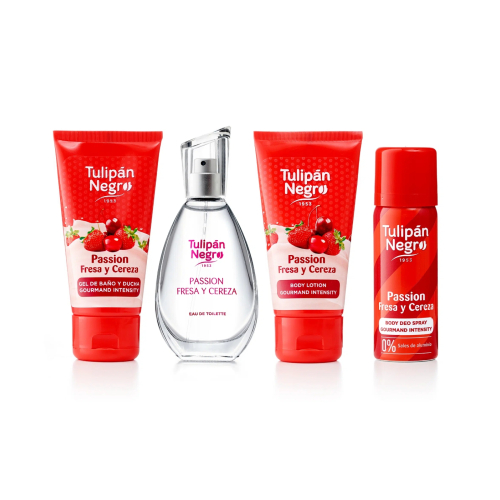 Tulipán Negro - *Gourmand Intensity* - Gift Set - Passion Strawberry and Cherry