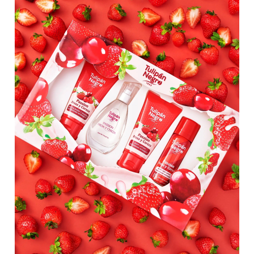 Tulipán Negro - *Gourmand Intensity* - Gift Set - Passion Strawberry and Cherry