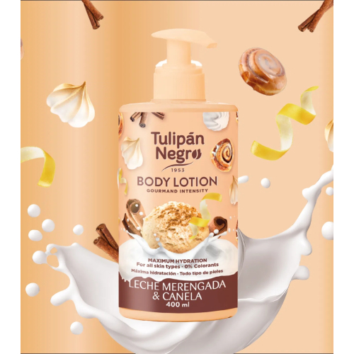Tulipán Negro - *Gourmand Intensity* - Body Lotion - Merengada Milk and Cinnamon