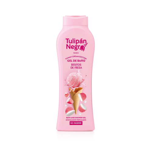 Tulipán Negro - *Yummy Cream Edition* - Bath gel 650ml - Besitos de Fresa