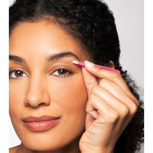 Tweezerman - Mini Clip Slant Tweezer - Neon Pink