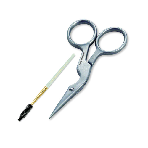 Tweezerman - Brow shaping scissors & brush