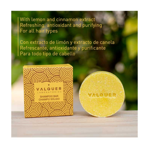 Valquer - Solid Acid Shampoo - Lemon and Cinnamon Extract