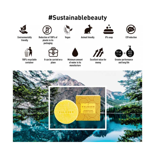 Valquer - Solid Acid Shampoo - Lemon and Cinnamon Extract