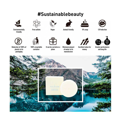 Valquer - Solid shampoo Pure - Oily hair