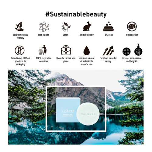 Valquer - Solid shampoo Sky - Normal hair