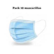 Various - Pack 10 disposable hygienic masks 3PLY
