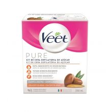 Veet Body & Face Sugar Hair Removal Wax Kit Pure