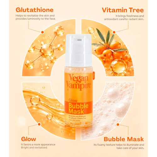 Vegan Vampire - Face mask Bubble - Glow