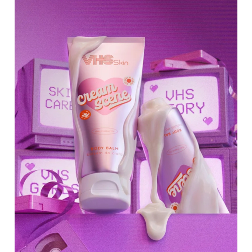 VHS Skin - Body lotion Cream Scene