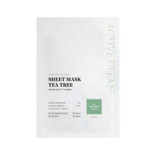 Village 11 Factory - *Active Clean* - Tea Tree Fabric Facial Mask - Oily Skin