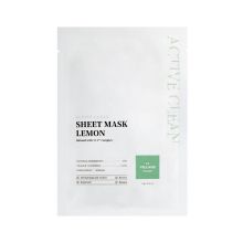 Village 11 Factory - *Active Clean* - Hydrating and Brightening Facial Mask Sheet Mask Lemon