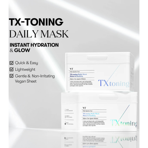 VT Cosmetics - Depigmenting and moisturizing mask TX-Toning - 30 units
