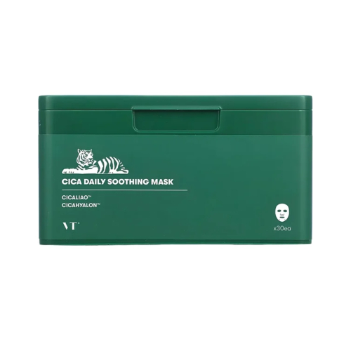 VT Cosmetics - Cica Daily Soothing Facial Mask Pack - 30 units