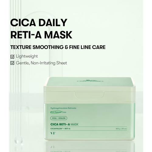 VT Cosmetics - Facial Mask CICA Reti-A - 30ea