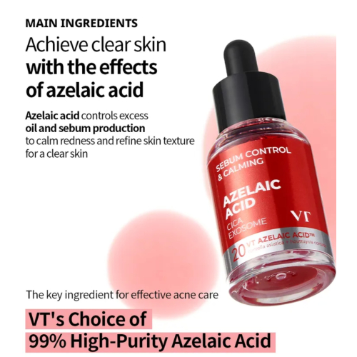 VT Cosmetics - *AZ Care* - Soothing Serum Azelaic Acid CICA Exosome