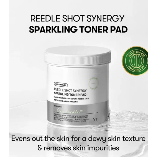 VT Cosmetics - Toner in pad format Reedle Shot Synergy Sparkling